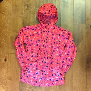Polka Dots Rain Jacket - Wind Breaker EUC